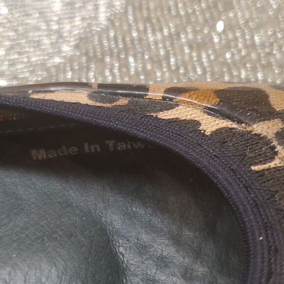 JA-VIE Leopard Animal Print Jelly Flats Shoes 37‎ - Picture 4 of 8